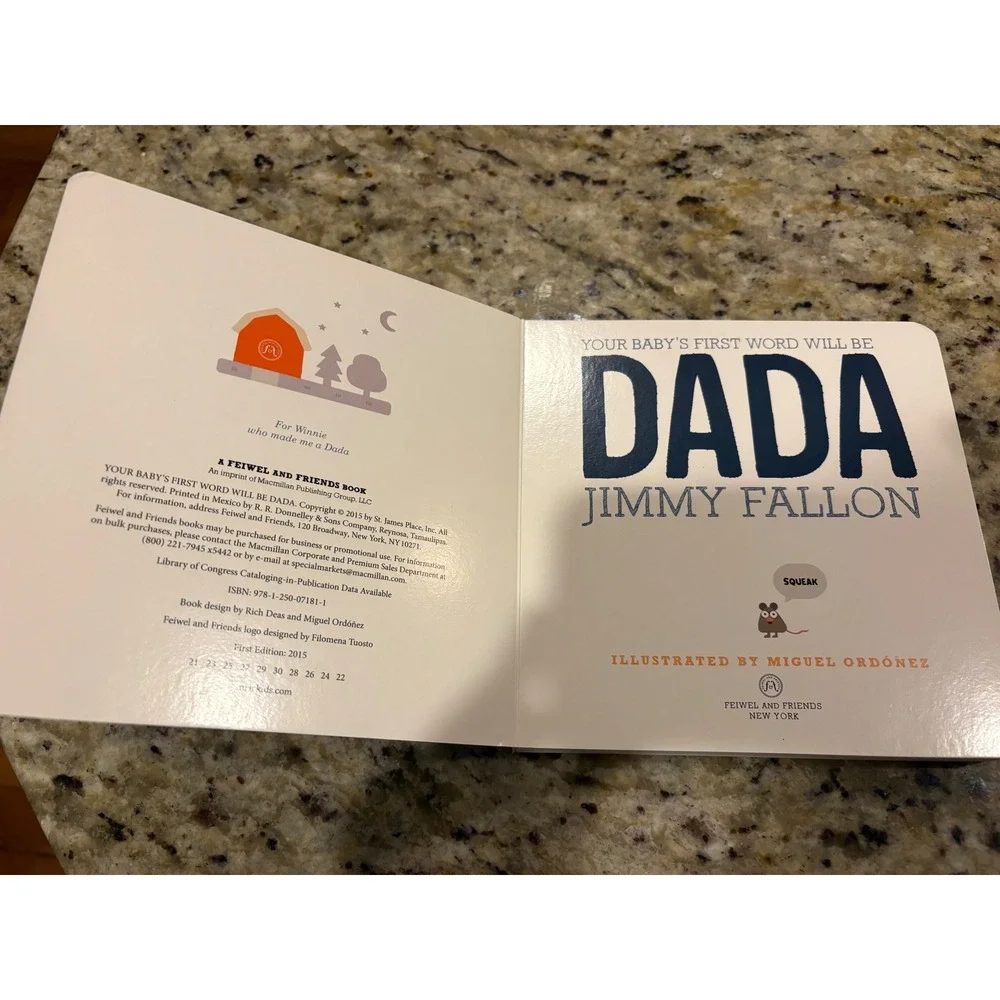 Dada Your Babys First Word Will Be Dada Board Book Jimmy Fallon‎ Miguel Ordonez